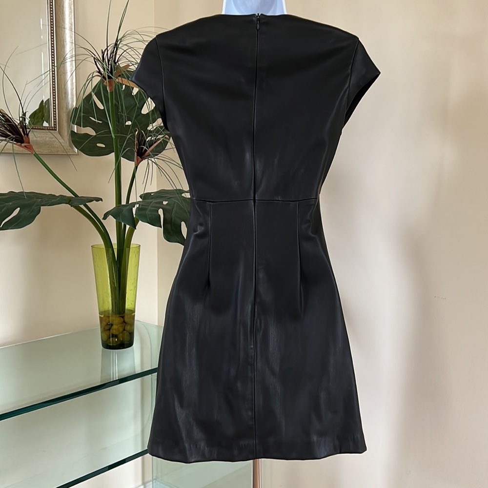 Zara Faux Leather Dress - Picture 3 of 7